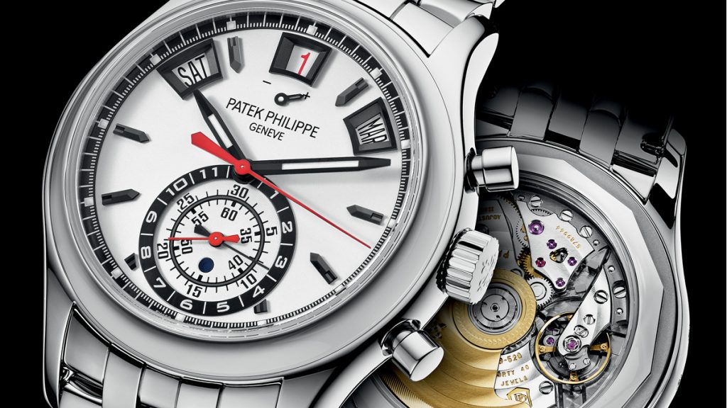 calendario anual Ref. 5960/1 A Hay que considerarlo una rareza la utilización del acero entre la complicaciones de Patek Philippe, pero también hay que decir que los relojes Patek Philippe de acero han sido siempre muy apreciados, pues se benefician de una producción muy limitada. La manufactura no comenzó a producirlos de forma regular hasta 1976, con el Nautilus. Esta referencia que nos ocupa llegó al mercado en 2014 y fue muy aclamada por los seguidores y fieles de la marca.