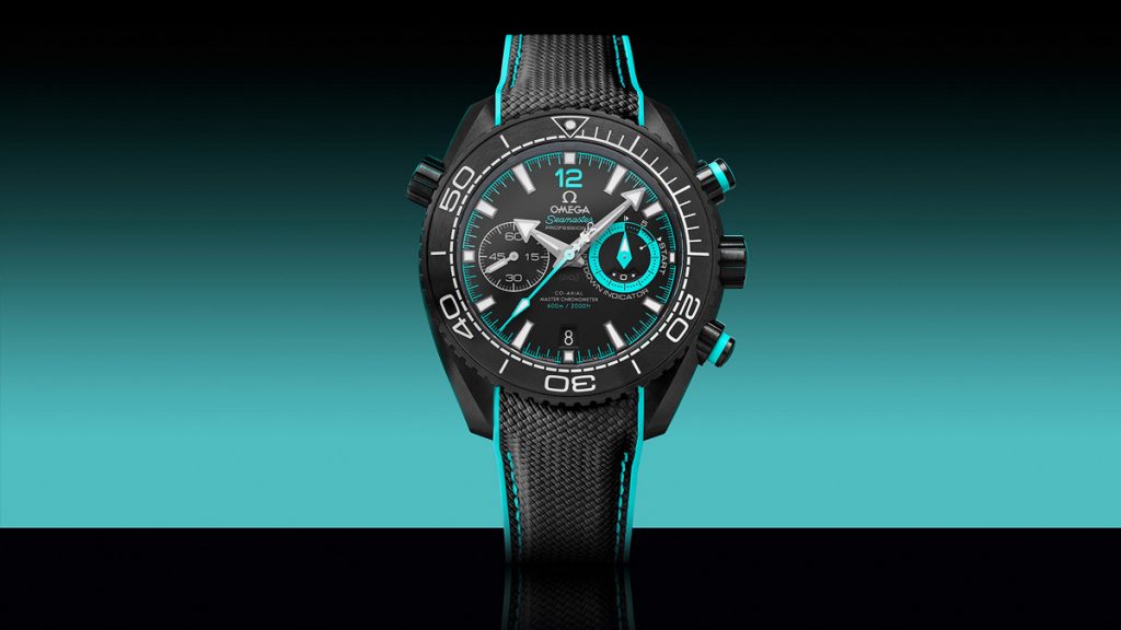 Seamaster Planet Ocean Deep Black ETNZ.