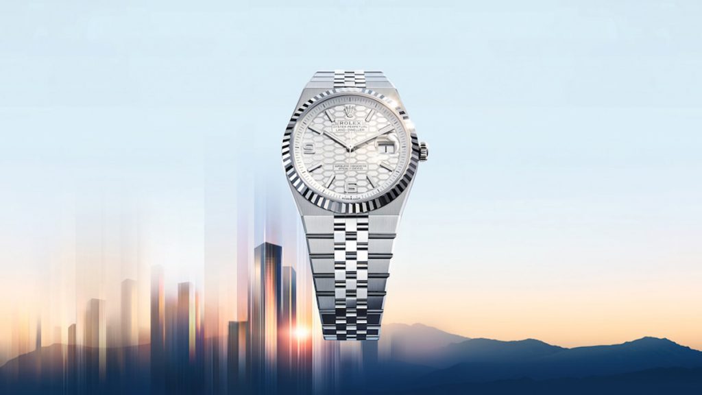 el Land-Dweller reinterpreta el diseño del reloj con brazalete integrado