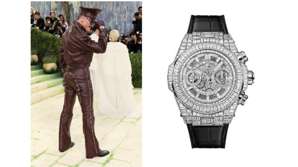 Luke Evans luce el Hublot Big Bang Unico High Jewelry 44mm
Crédito de Foto: Mike Coppola / Getty Imágenes; Foto por Hublot